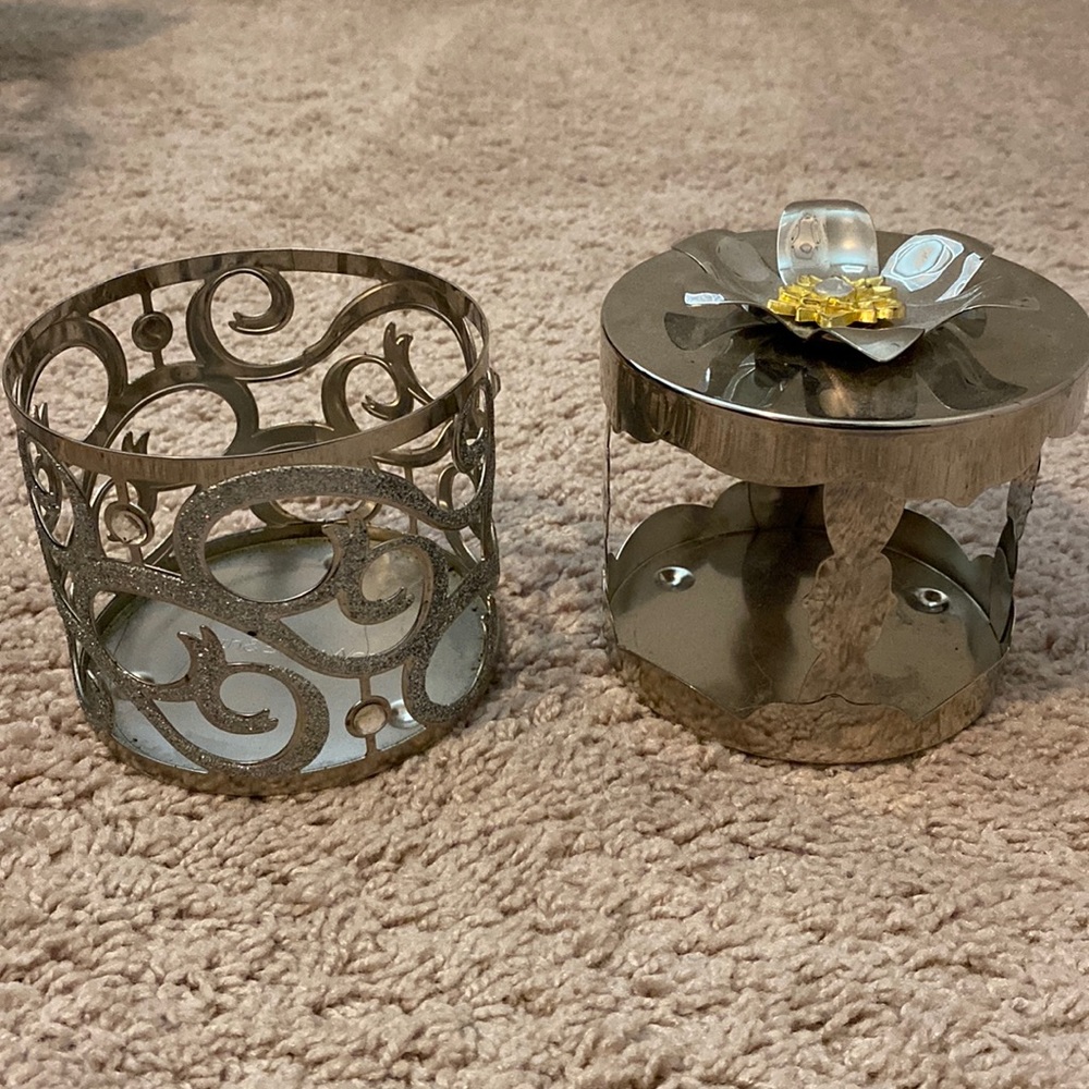 Bath and Body Works 3 wick candleholders